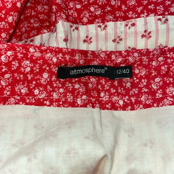 Atmosphere Ruffled Patterned Skirt - Picture 3 of 4